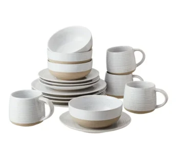 Better Homes & Gardens Abott Stoneware 16 Piece Dinnerware Set