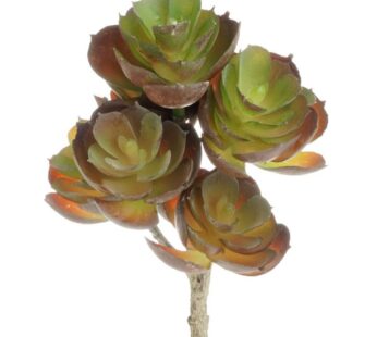 Mini Amber Fake Succulent Flower Artificial Plant Office Desk Decor