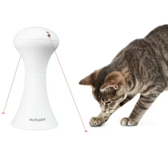 Premier Pet Automatic Multi-Laser Cat Toy – Interactive, Rotating Lasers