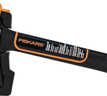 Fiskars 375501-1001 Hatchet with Sheath, 14″, Black