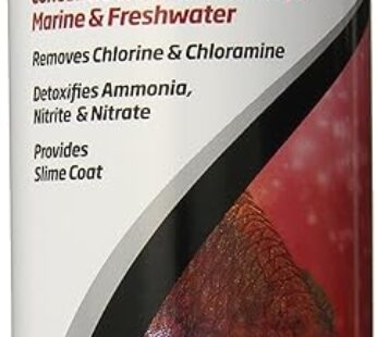 Seachem Prime Fresh and Saltwater Conditioner – Chemical Remover and Detoxifier 16.9 fl. oz