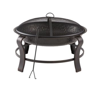 Mainstays Owen Park 28 inch Round Wood Burning Fire Pit